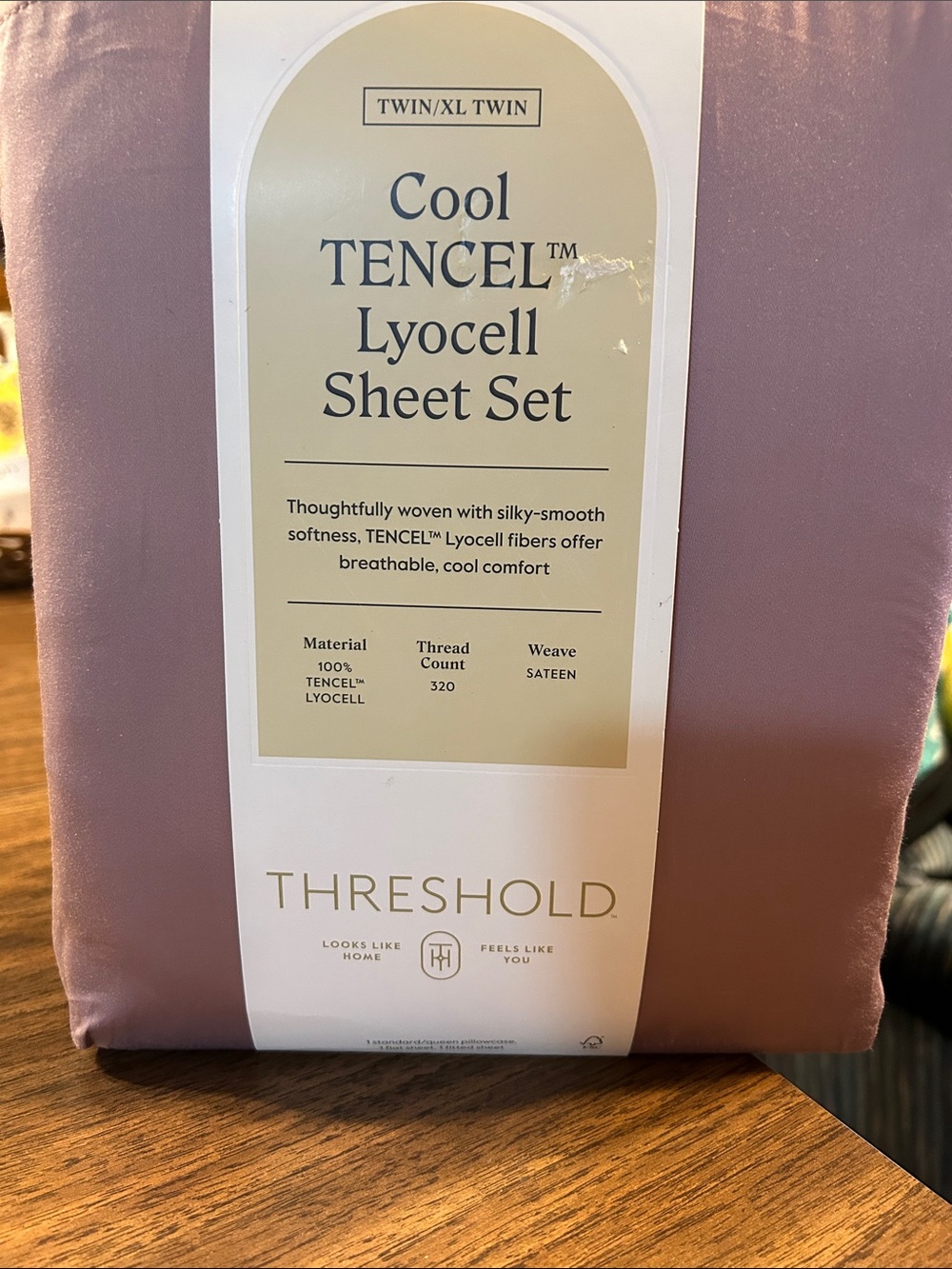 Threshold TENCEL Lyocell Sheet Set - Mauve Pink